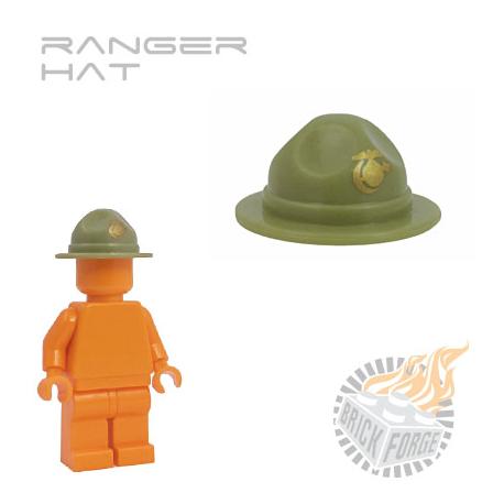 Ranger Hat - Army Green (gold USMC ensignia)