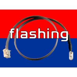 6 inch LED Cable - Flashing Red/Blue