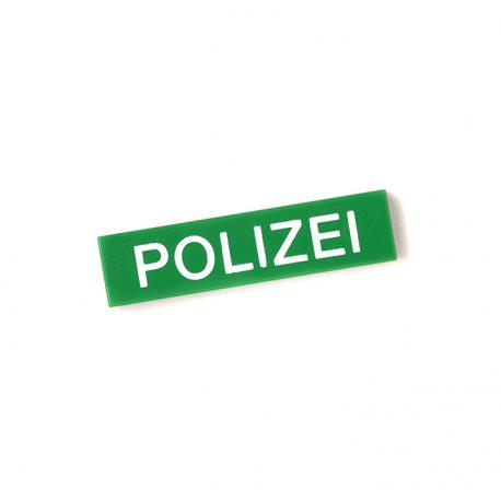 German Police Tile (Green)